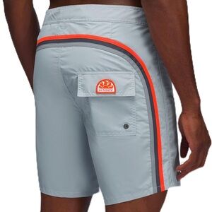 NWOT SUNDEK Mens Fixed Waist Boardshort, Swim Trunks 16" Length 7.5" Inseam 36